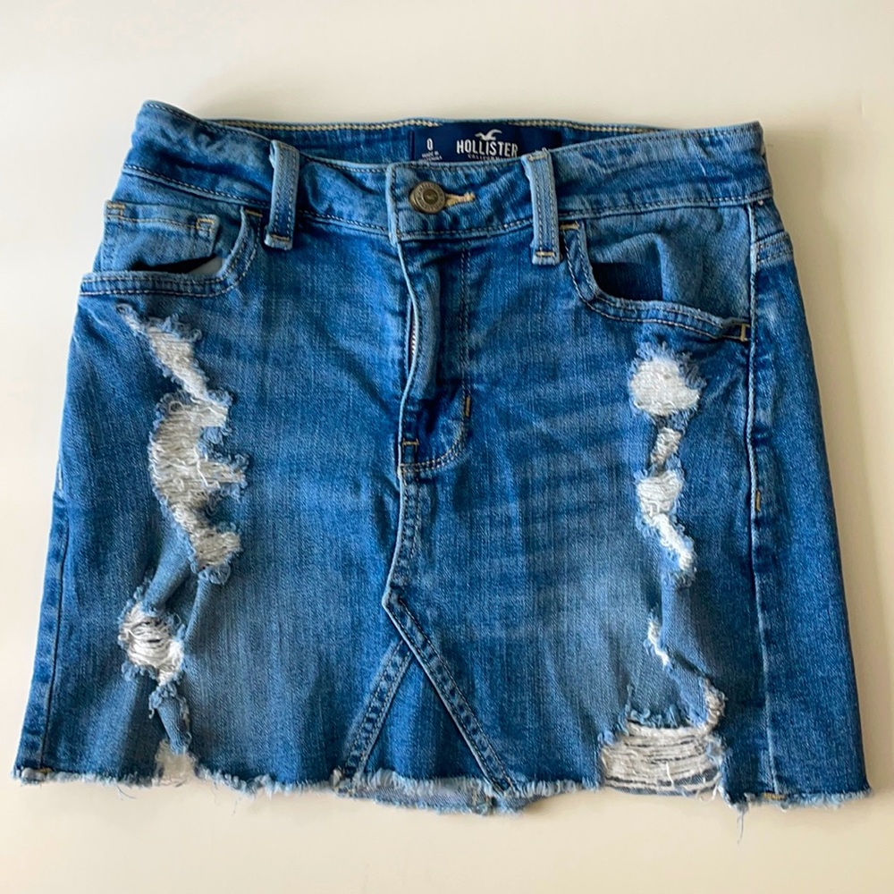 Women’s Hollister Jean skirt (high-rise)